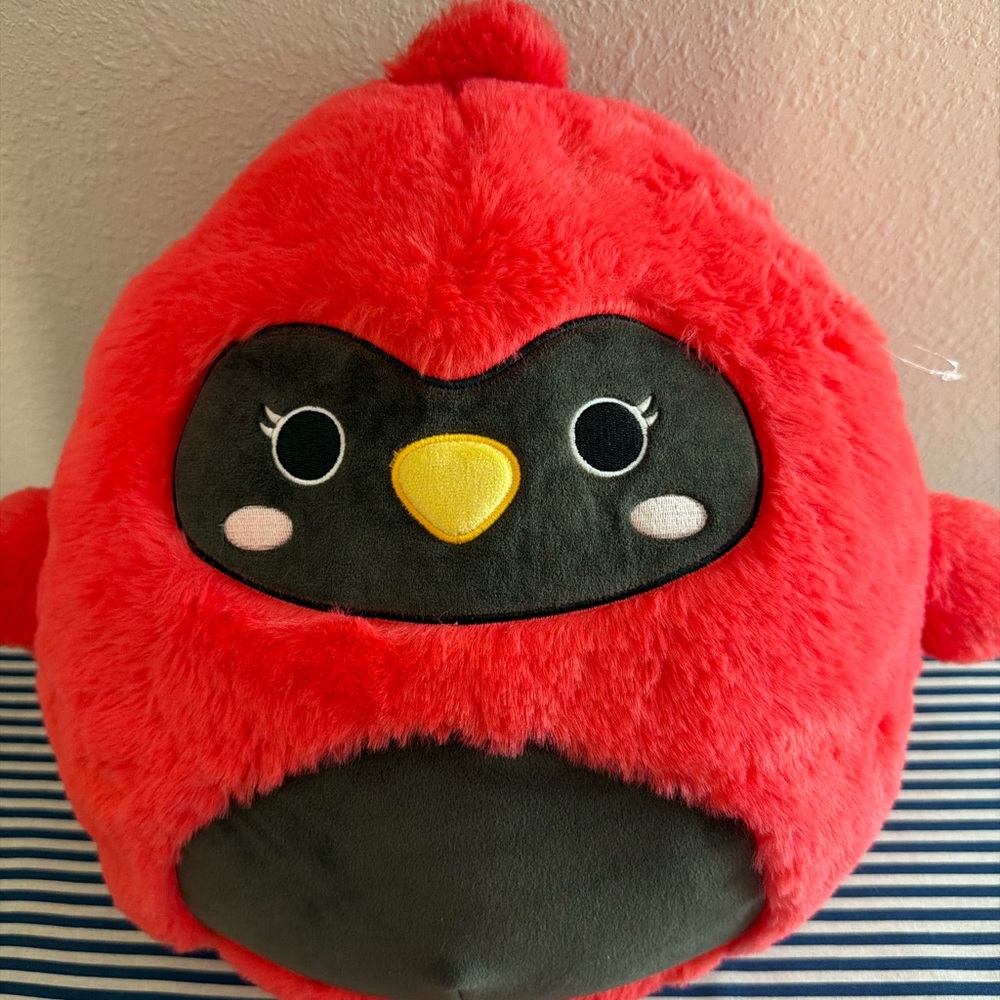 Squishmallows Red and Black Stuffed Animal